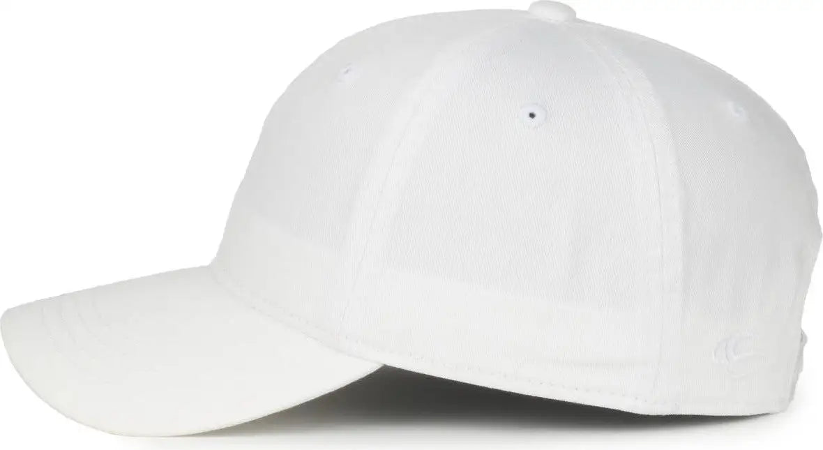 OC Sports GWT-SB Garment Washed Snap Back Dad Cap - White - White / OSFM