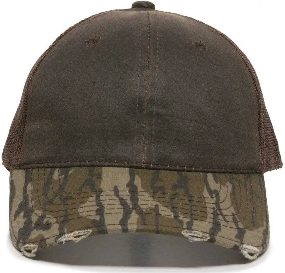 OC Sports HPC-500M Adjustable Mesh Back Cap - Brown Brown Mossy Oak Original Bottomland - Brown Mossy Oak / 6 7/8’’ - 7