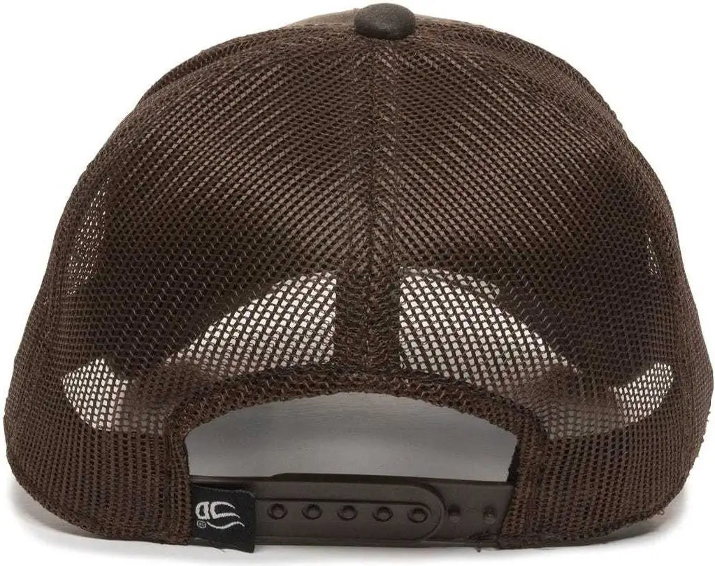 OC Sports HPC-500M Adjustable Mesh Back Cap - Brown Brown Mossy Oak Original Bottomland - Brown Mossy Oak / 6 7/8’’ - 7