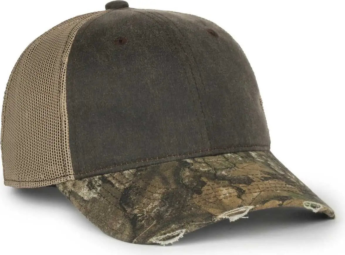 OC Sports HPC-500M Adjustable Mesh Back Cap - Brown Tan Realtree APX - Realtree / OSFM