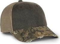 OC Sports HPC-500M Adjustable Mesh Back Cap - Brown Tan Realtree APX - Realtree / OSFM