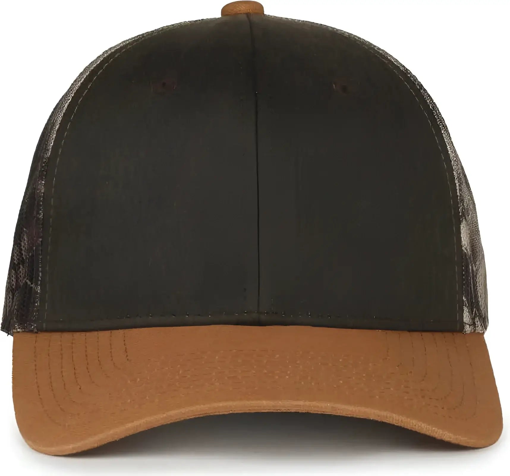 OC Sports HPC-615M Premium Rugged Camo Trucker Cap - Brown Kryptek Highlander Brown - Kryptek Brown / OSFM