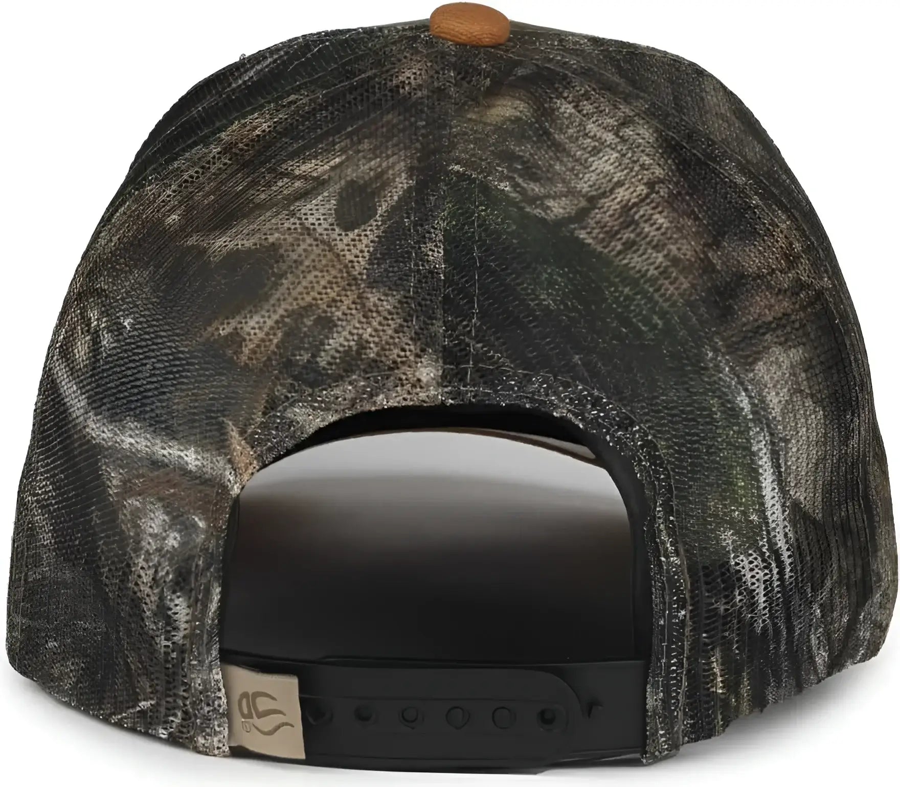 OC Sports HPC-615M Premium Rugged Camo Trucker Cap - Brown Mossy Oak Country Dna Brown - Mossy Oak Brown / OSFM