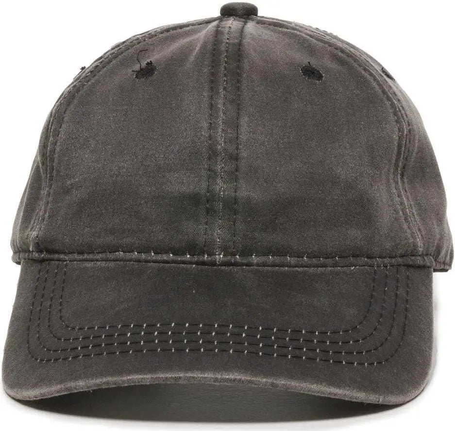 OC Sports HPD-605 Adjustable Cap - Black - Black / 6 7/8’’ - 7 1/2’’