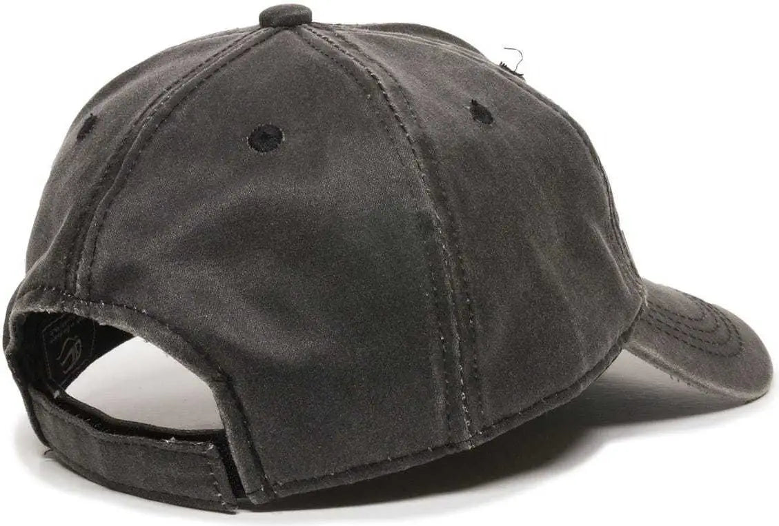 OC Sports HPD-605 Adjustable Cap - Black - Black / 6 7/8’’ - 7 1/2’’