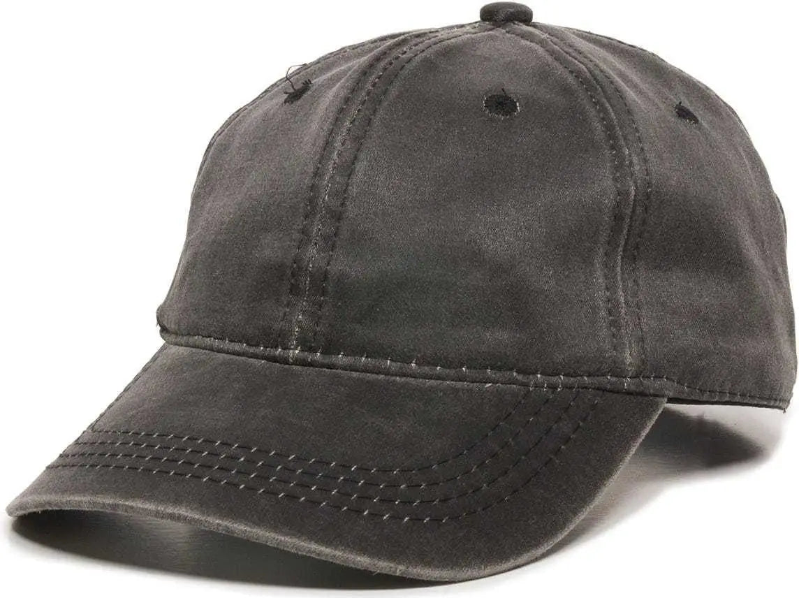 OC Sports HPD-605 Adjustable Cap - Black - Black / 6 7/8’’ - 7 1/2’’