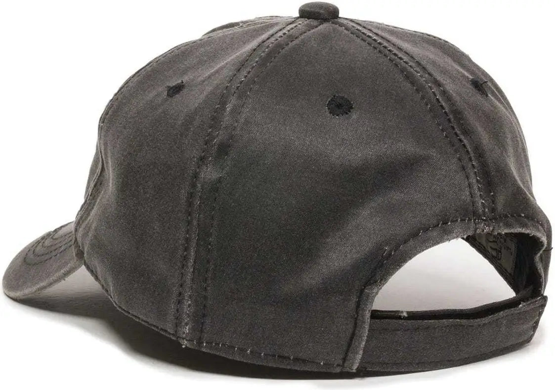 OC Sports HPD-605 Adjustable Cap - Black - Black / 6 7/8’’ - 7 1/2’’