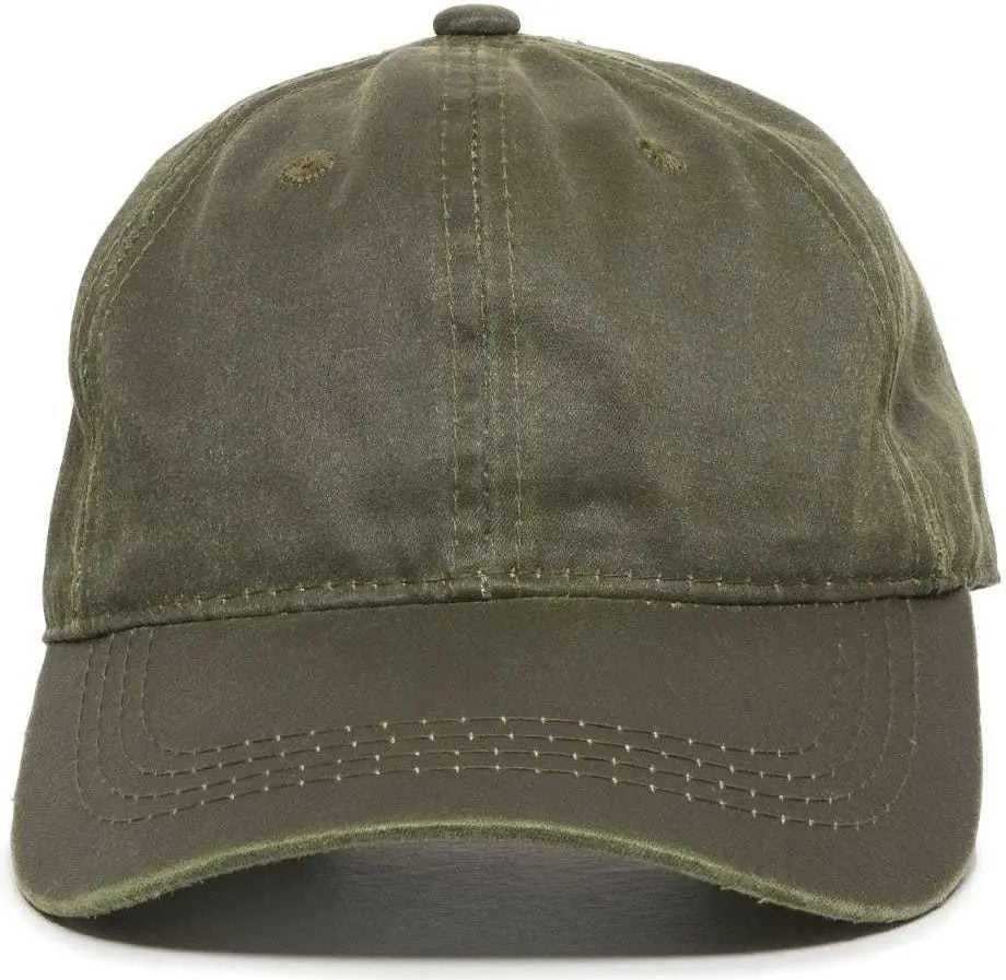 OC Sports HPD-605 Adjustable Cap - Olive - Olive / 6 7/8’’ - 7 1/2’’