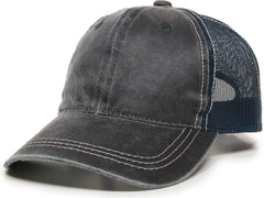 OC Sports HPD-610M Adjustable Mesh Back Cap - Navy - Navy / 6 7/8’’ - 7 1/2’’