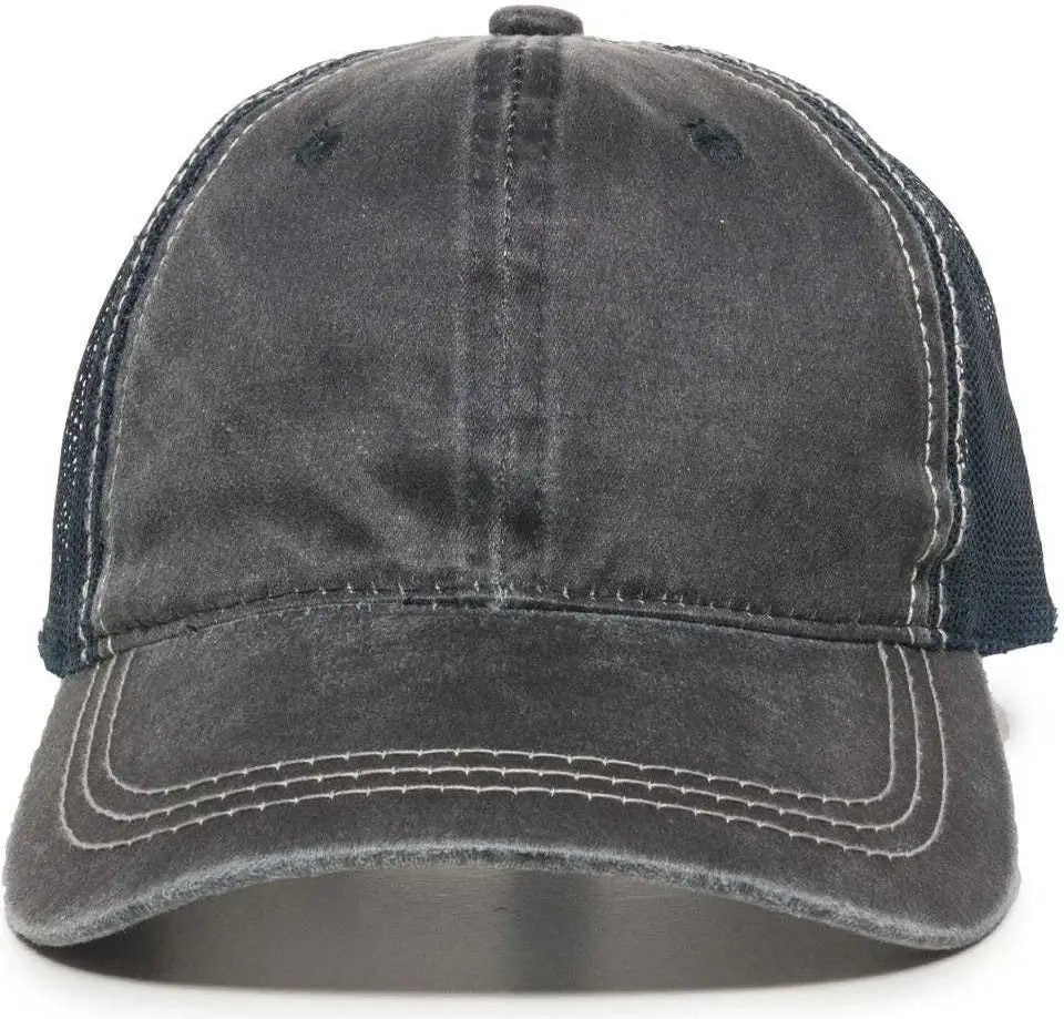 OC Sports HPD-610M Adjustable Mesh Back Cap - Navy - Navy / 6 7/8’’ - 7 1/2’’