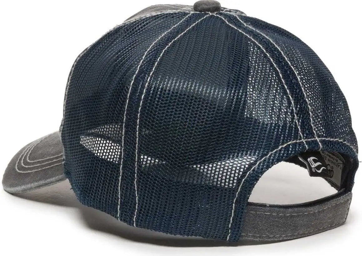 OC Sports HPD-610M Adjustable Mesh Back Cap - Navy - Navy / 6 7/8’’ - 7 1/2’’