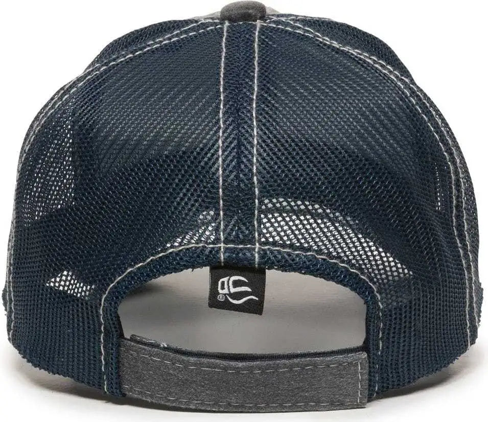 OC Sports HPD-610M Adjustable Mesh Back Cap - Navy - Navy / 6 7/8’’ - 7 1/2’’