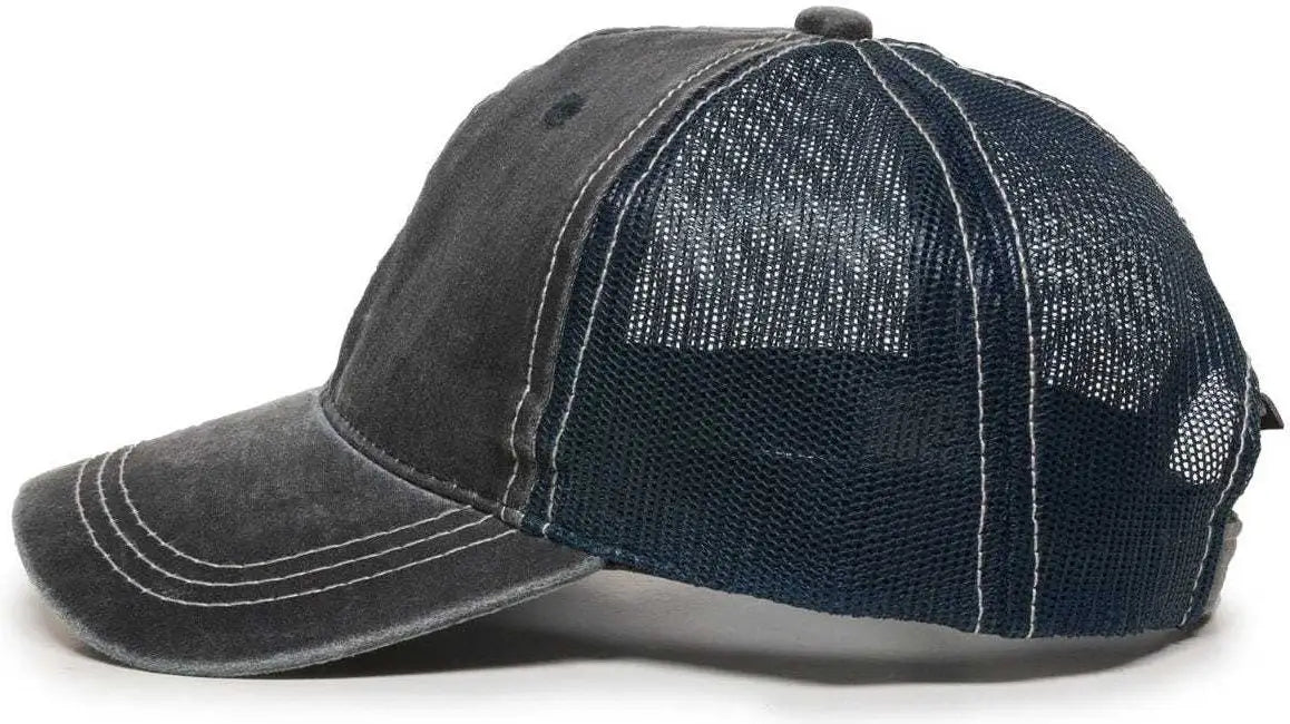 OC Sports HPD-610M Adjustable Mesh Back Cap - Navy - Navy / 6 7/8’’ - 7 1/2’’