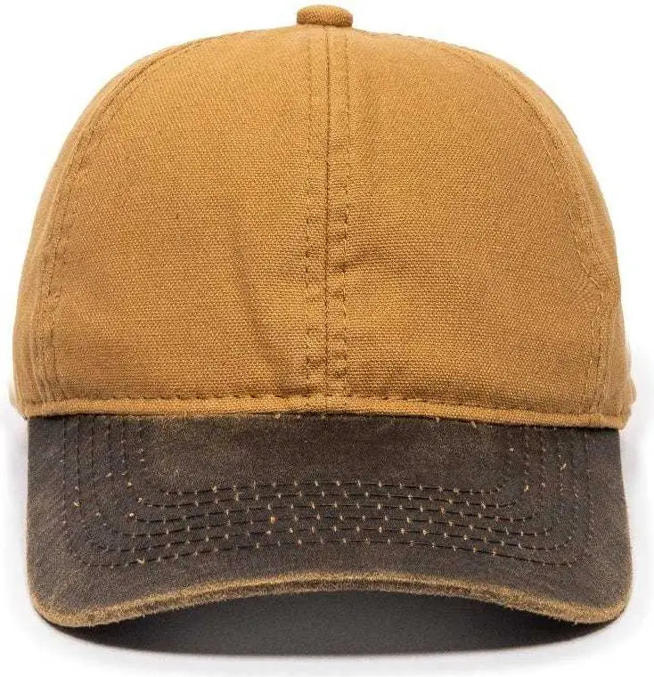 OC Sports HPK-100 Adjustable Cap - DUK Brown Brown - Tan Brown / 6 7/8’’ - 7 1/2’’