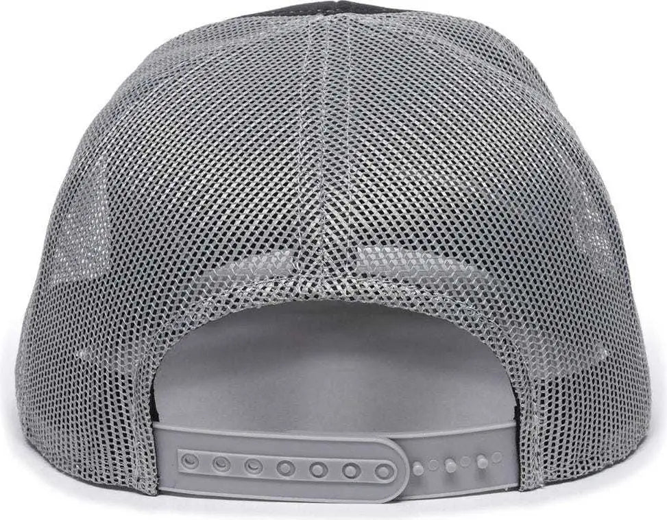 OC Sports HRN02A Hornady Mesh Back Cap - Black Gray - Black Gray / 6 7/8’’ - 7 1/2’’