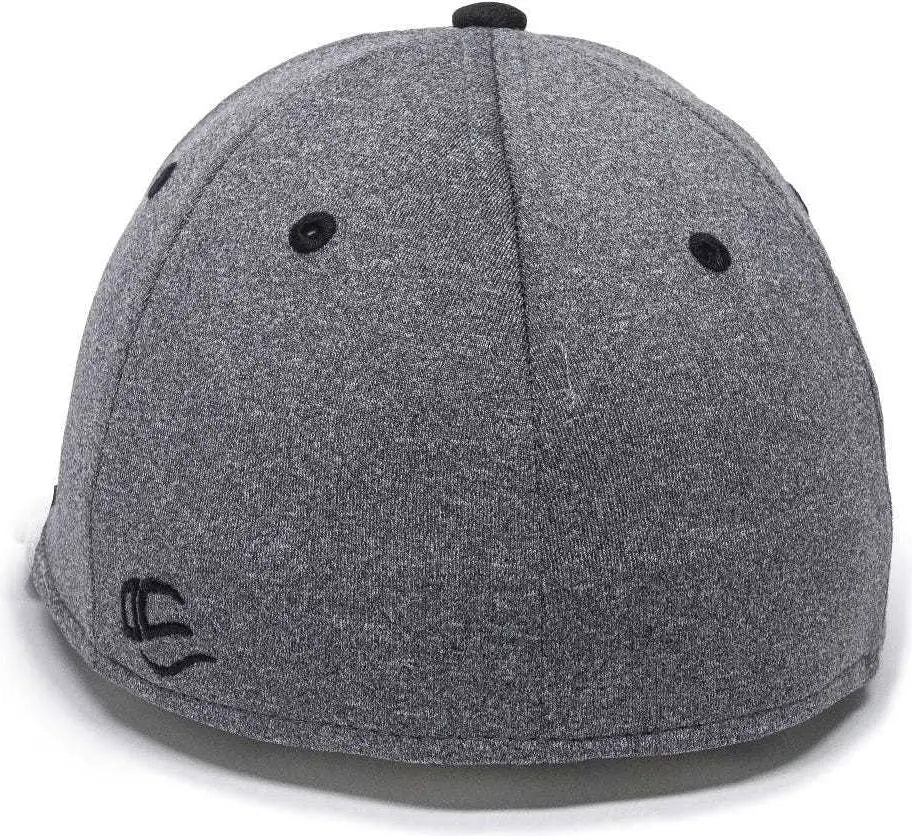 OC Sports HTH25 Flexible Fitting Cap - Heathered Gray Gray