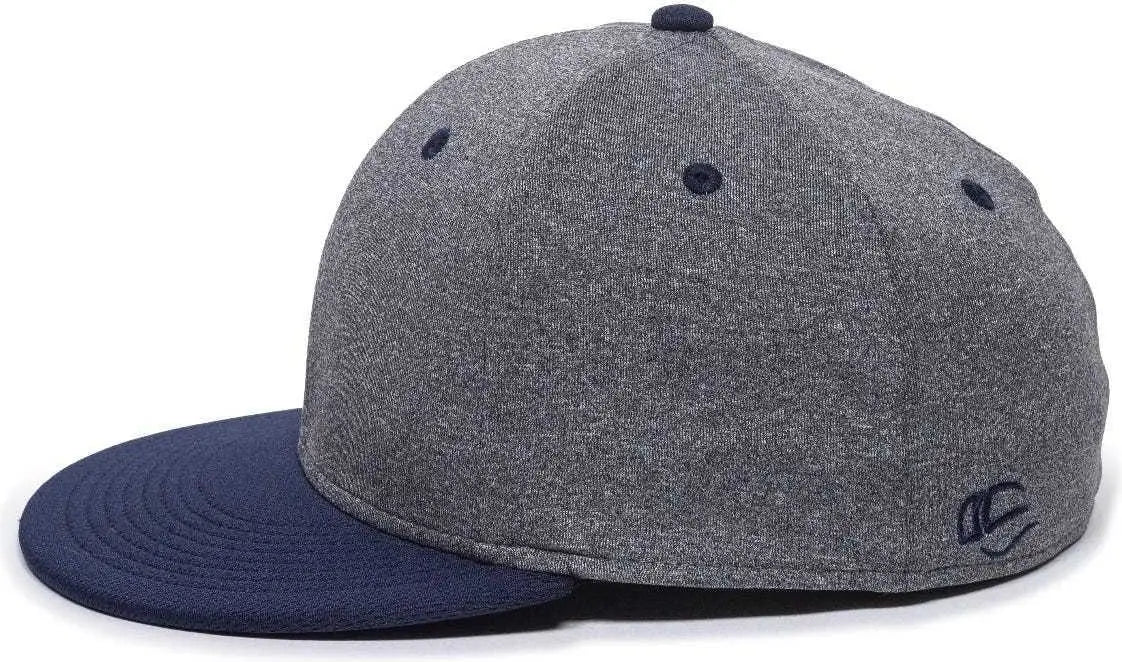 OC Sports HTH25 Flexible Fitting Cap - Heathered Gray Navy