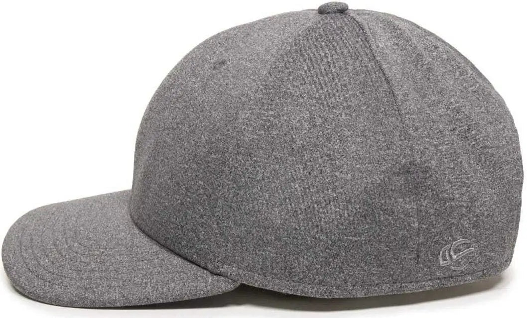 OC Sports HTR-100 Adjustable Cap - Heathered Black - Black / 6 7/8’’ - 7 1/2’’