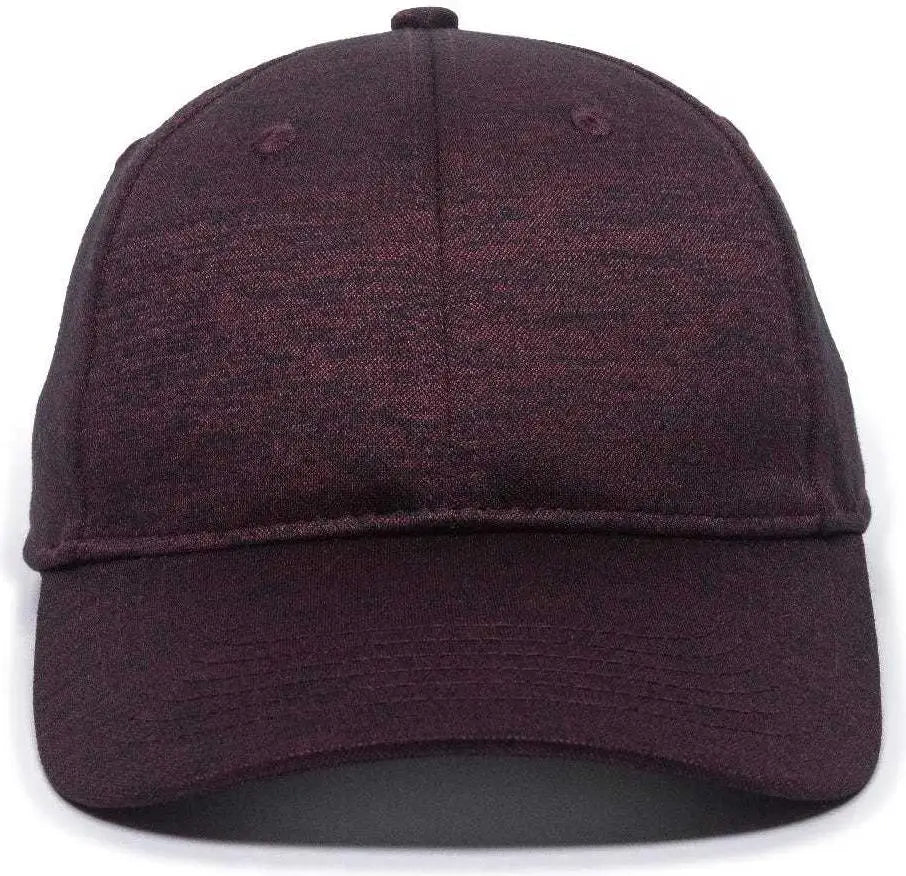 OC Sports HTR-200 Adjustable Cap - Heathered Maroon - Maroon / 6 7/8’’ - 7 1/2’’