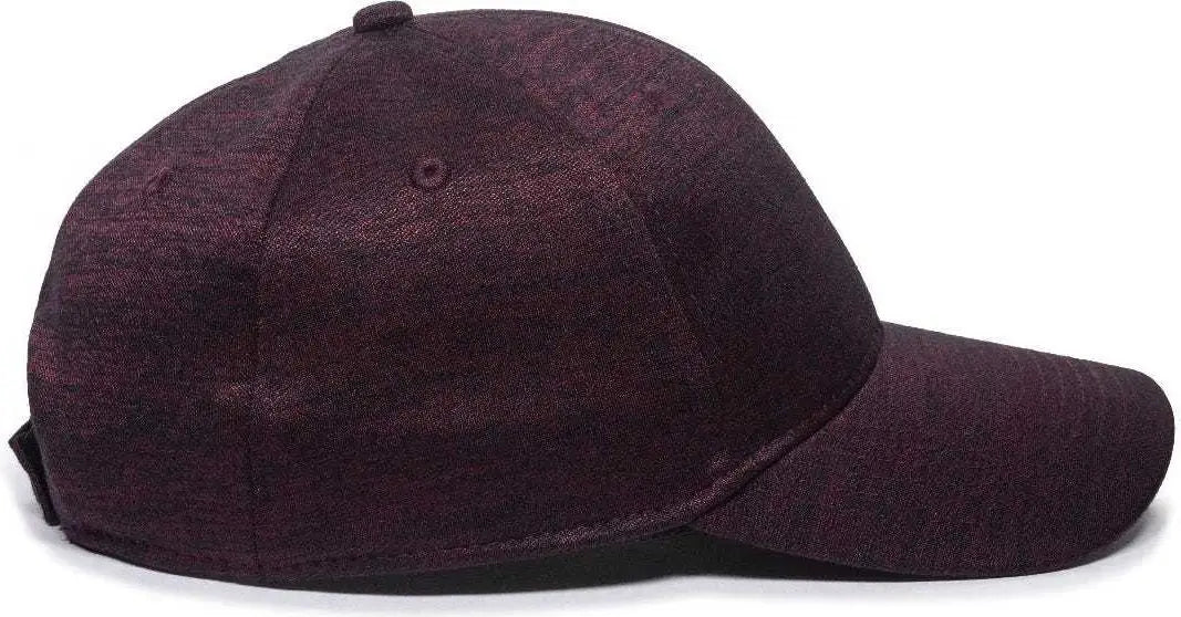 OC Sports HTR-200 Adjustable Cap - Heathered Maroon - Maroon / 6 7/8’’ - 7 1/2’’