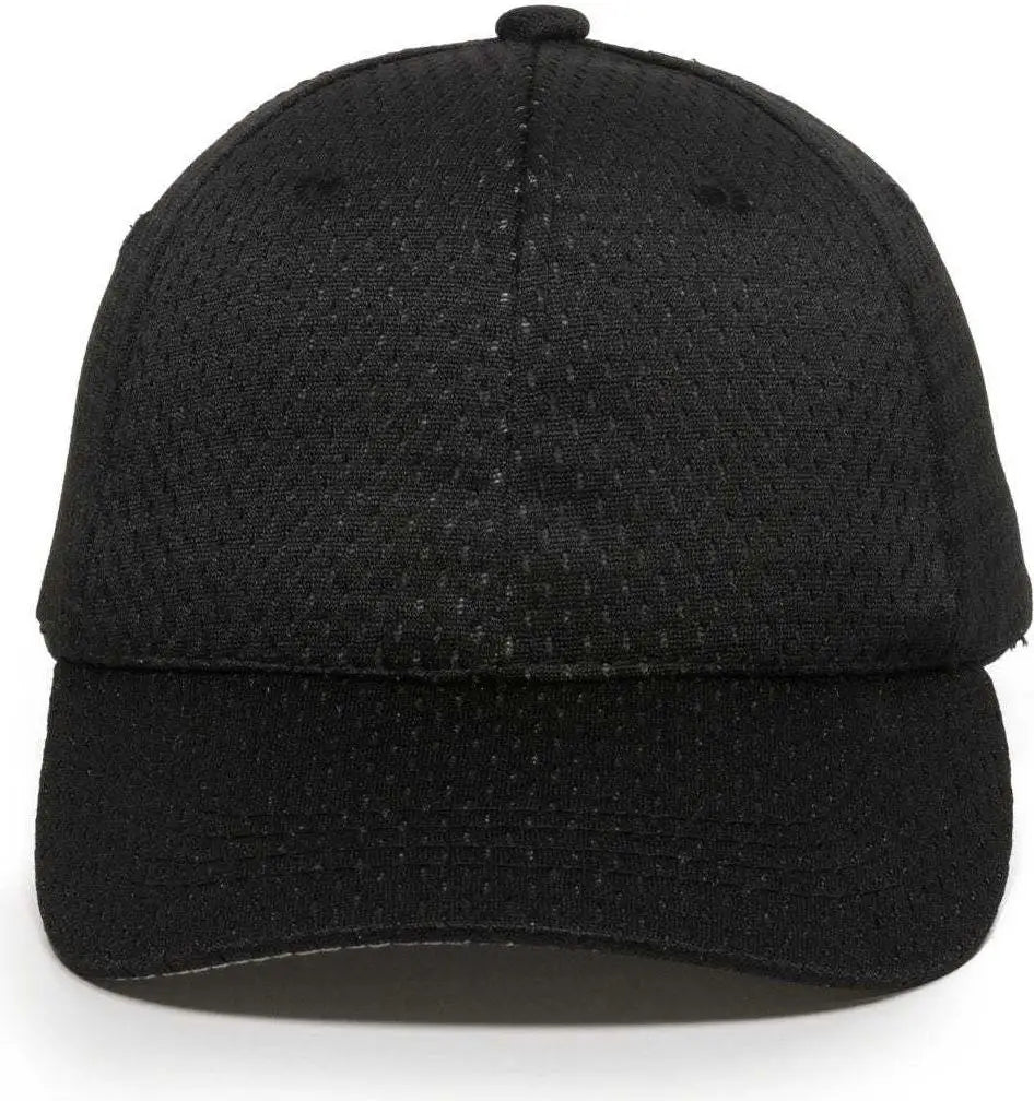 OC Sports JM-123 Jersey Mesh Custom Baseball Caps - Black