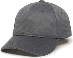 OC Sports JM-123 Jersey Mesh Custom Baseball Caps - Charcoal