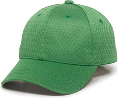 OC Sports JM-123 Jersey Mesh Custom Baseball Caps - Kelly