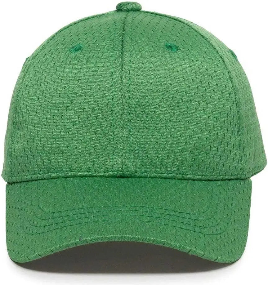 OC Sports JM-123 Jersey Mesh Custom Baseball Caps - Kelly