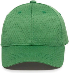 OC Sports JM-123 Jersey Mesh Custom Baseball Caps - Kelly