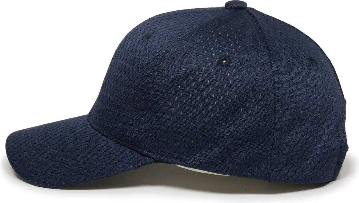 OC Sports JM-123 Jersey Mesh Custom Baseball Caps - Navy