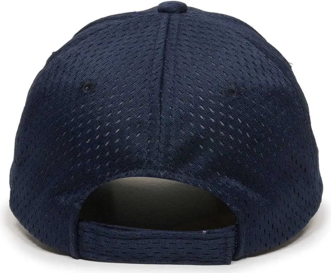 OC Sports JM-123 Jersey Mesh Custom Baseball Caps - Navy