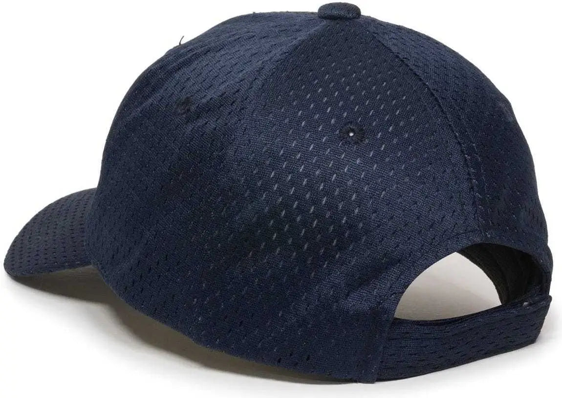 OC Sports JM-123 Jersey Mesh Custom Baseball Caps - Navy