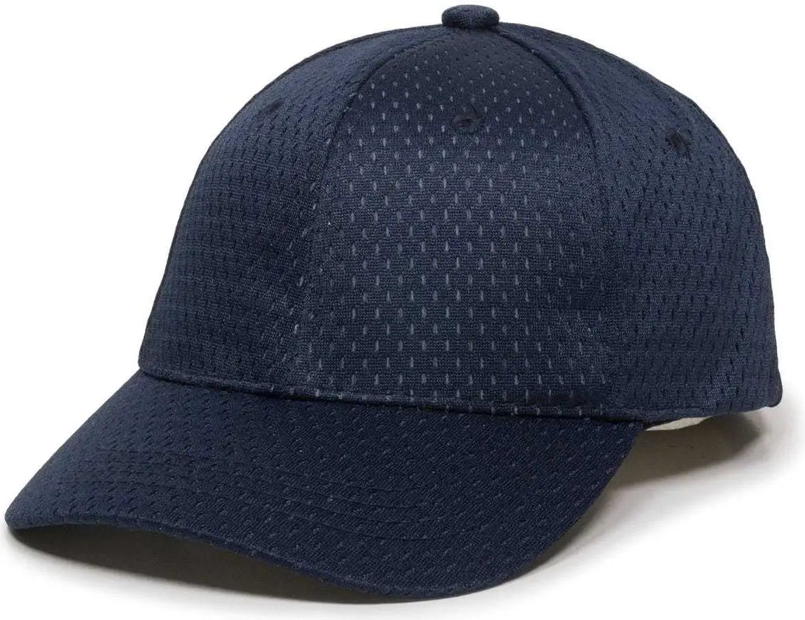 OC Sports JM-123 Jersey Mesh Custom Baseball Caps - Navy