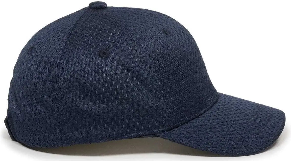 OC Sports JM-123 Jersey Mesh Custom Baseball Caps - Navy