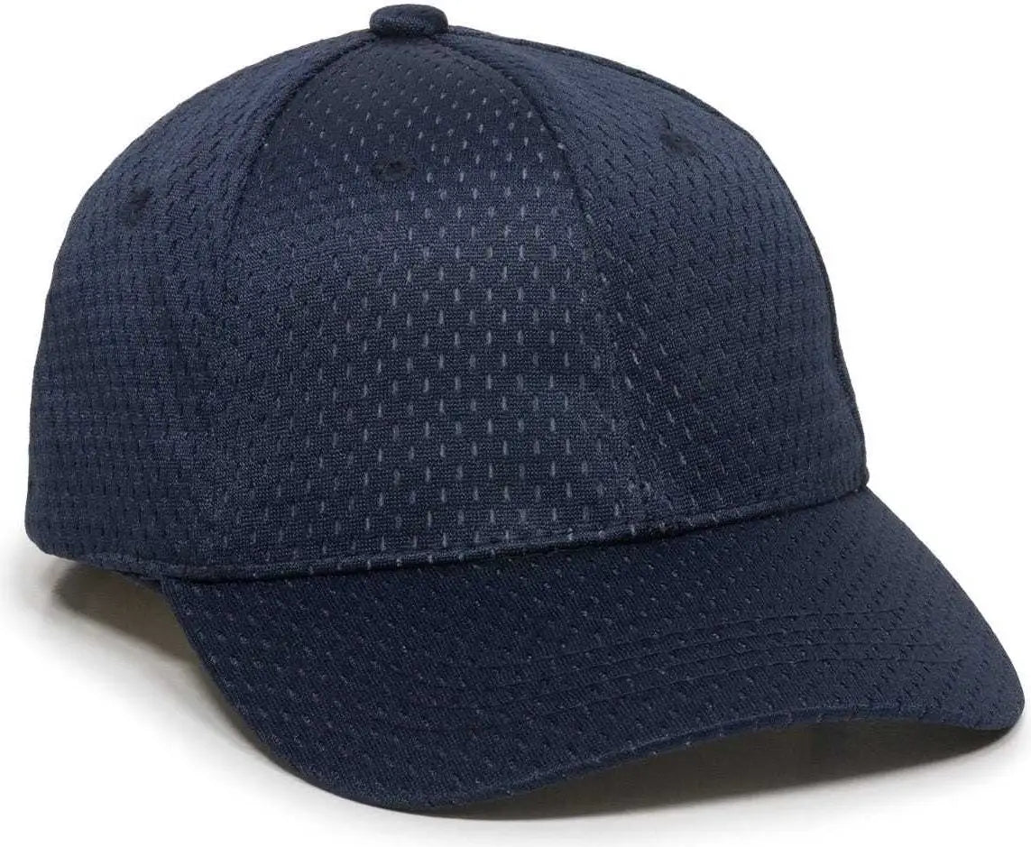 OC Sports JM-123 Jersey Mesh Custom Baseball Caps - Navy