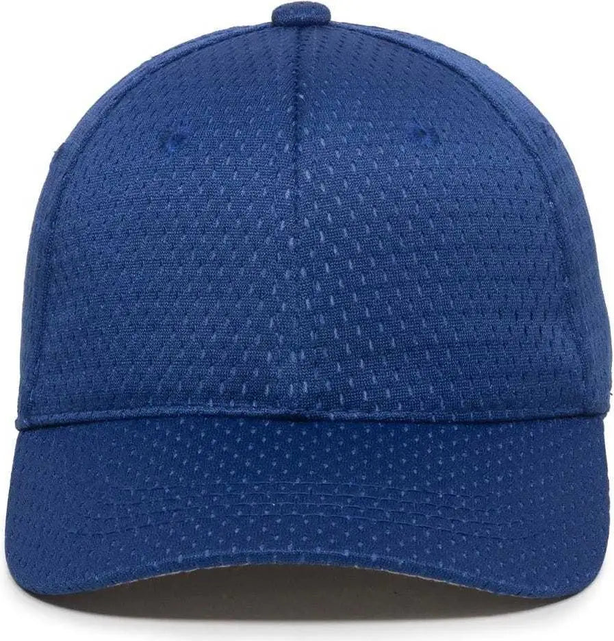 OC Sports JM-123 Jersey Mesh Custom Baseball Caps - Royal