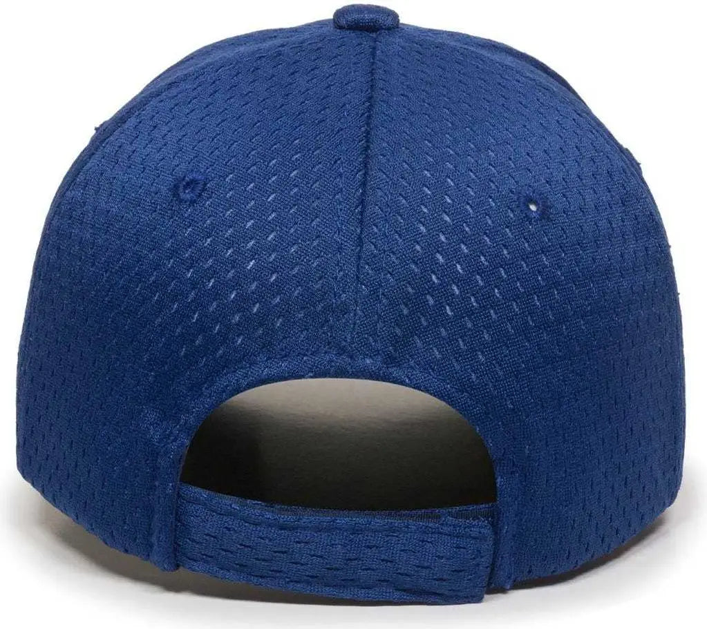 OC Sports JM-123 Jersey Mesh Custom Baseball Caps - Royal