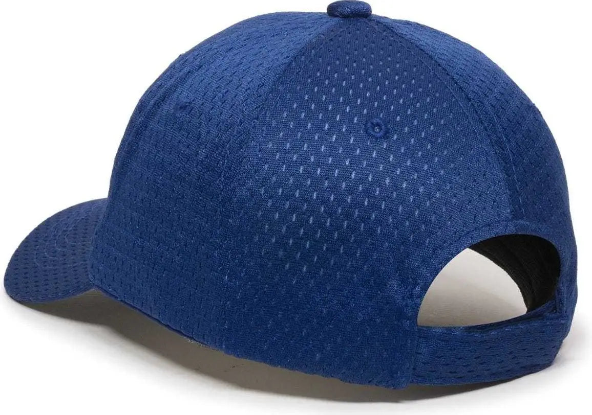 OC Sports JM-123 Jersey Mesh Custom Baseball Caps - Royal