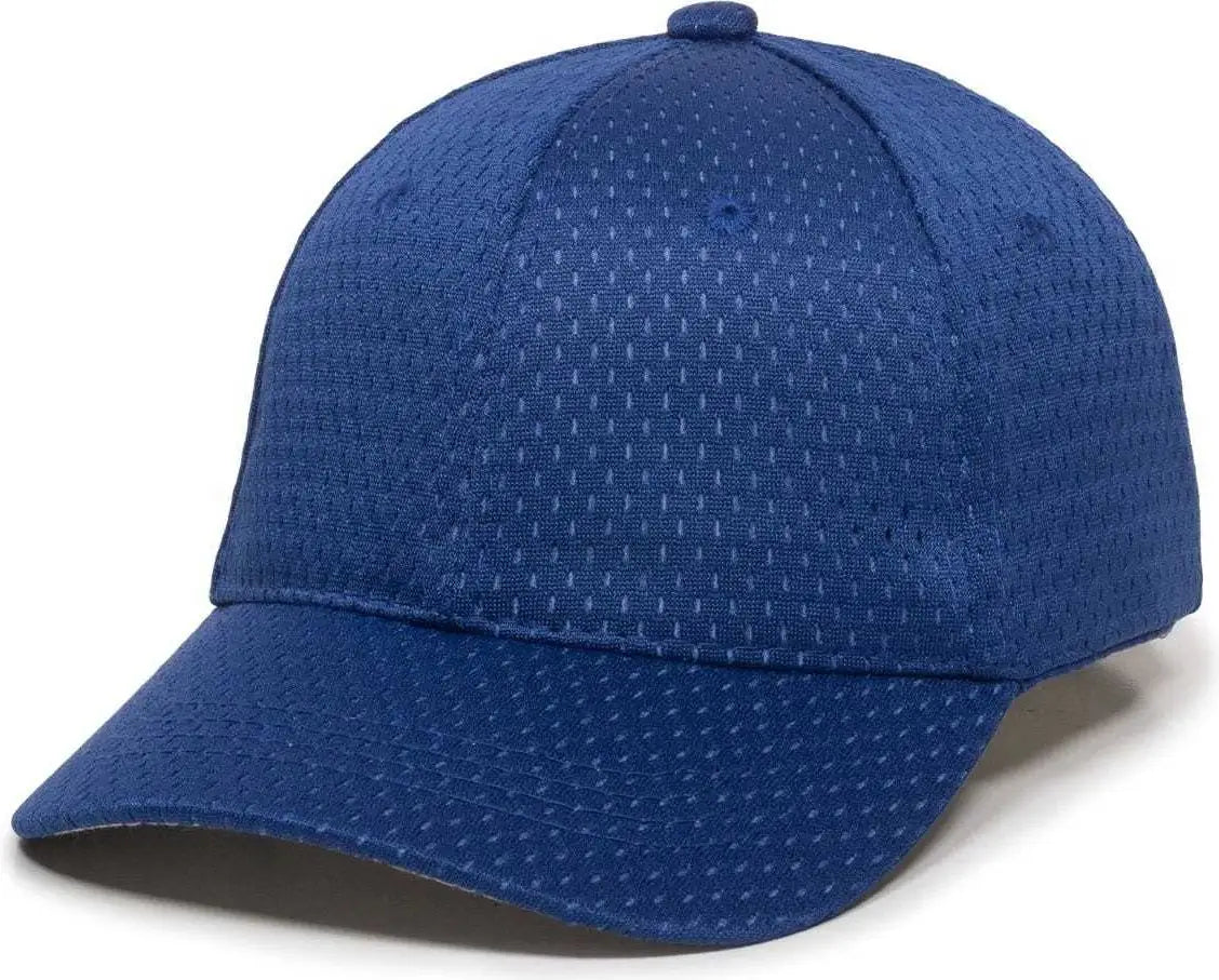 OC Sports JM-123 Jersey Mesh Custom Baseball Caps - Royal