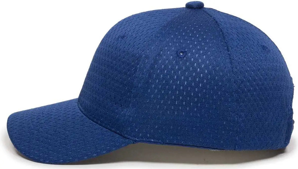 OC Sports JM-123 Jersey Mesh Custom Baseball Caps - Royal