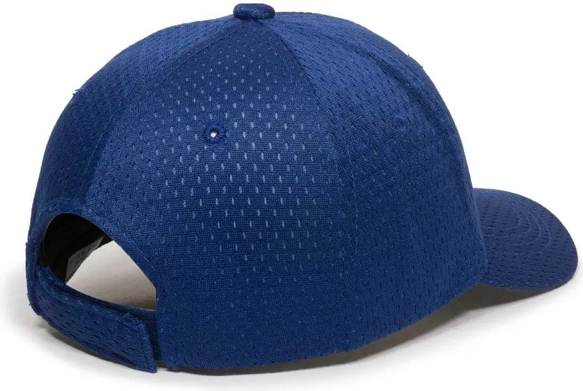 OC Sports JM-123 Jersey Mesh Custom Baseball Caps - Royal