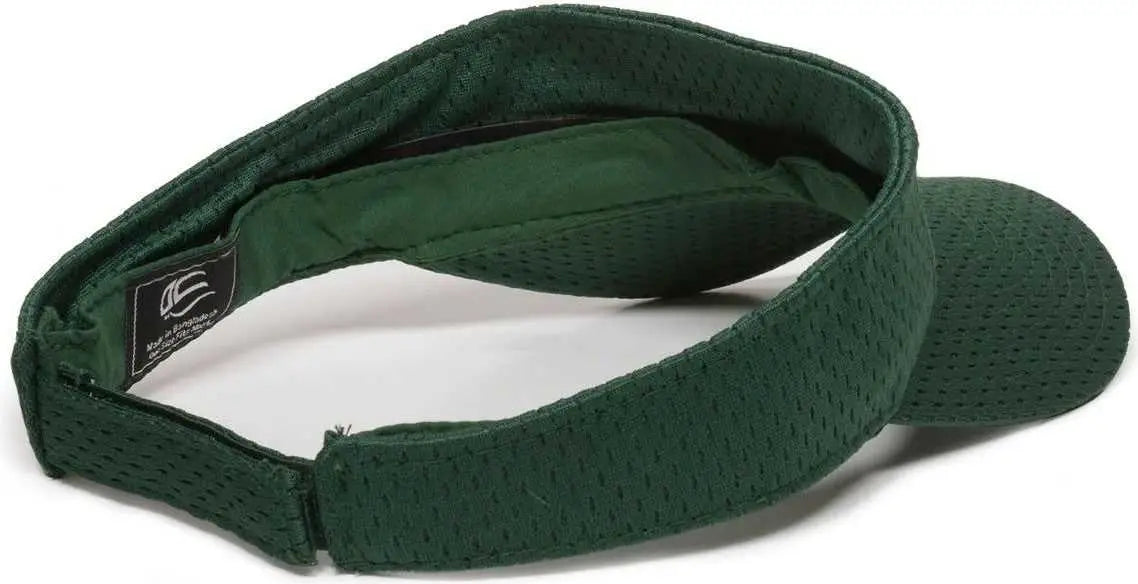 OC Sports JMV-100 Adjustable Mesh Visors - Dark Green - Dark Green / Adult