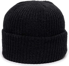 OC Sports KN-275 Acrylic Cuffed Knit Beanie - Black - Black / One Size Fits Most