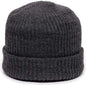 OC Sports KN-275 Acrylic Cuffed Knit Beanie - Charcoal - Dark Gray / One Size Fits Most