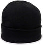 OC Sports KN-400 Superstretch Knit Watch Beanie with Cuff - Black - Black / One Size Fits Most