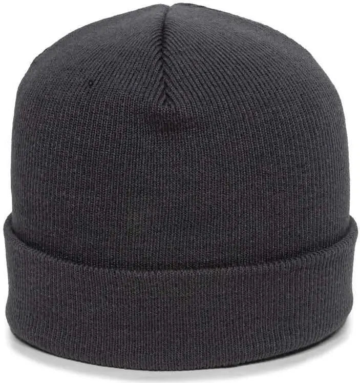 OC Sports KN-400 Superstretch Knit Watch Beanie with Cuff - Charcoal - Dark Gray / One Size Fits Most