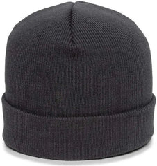 OC Sports KN-400 Superstretch Knit Watch Beanie with Cuff - Charcoal - Dark Gray / One Size Fits Most