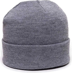 OC Sports KN-400 Superstretch Knit Watch Beanie with Cuff - Lt Gray - Light Gray / One Size Fits Most