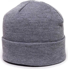 OC Sports KN-400 Superstretch Knit Watch Beanie with Cuff - Lt Gray - Light Gray / One Size Fits Most