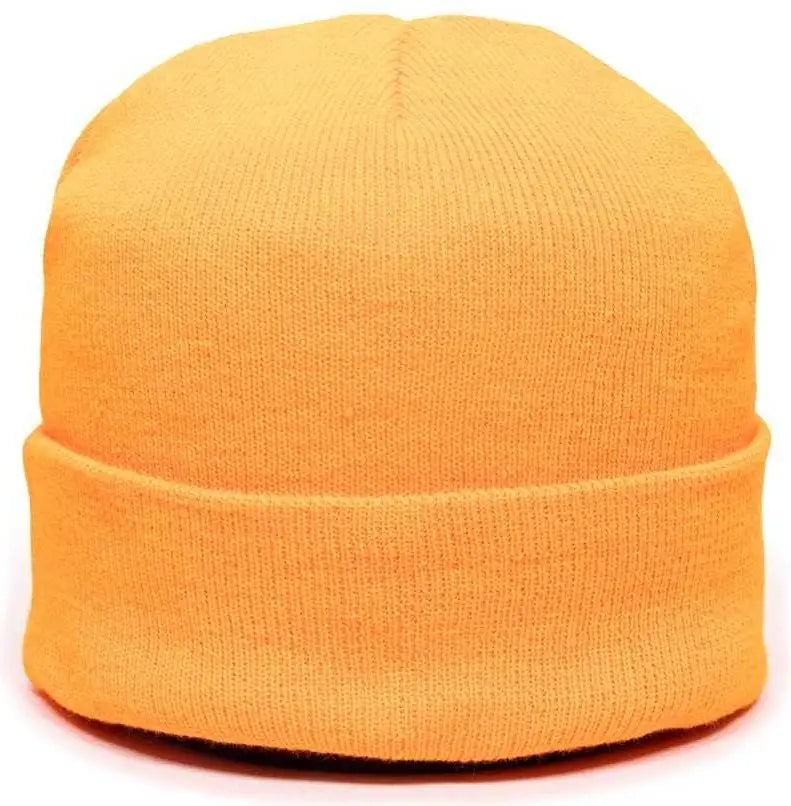 OC Sports KN-400 Superstretch Knit Watch Beanie with Cuff - N Orange - Orange / One Size Fits Most